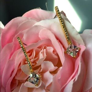 Ralph Lauren Diamond Sapphire Drop Earrings